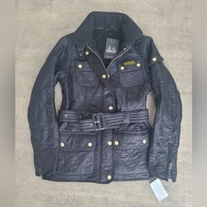 New Barbour International Polarquilt Jacket size 4
